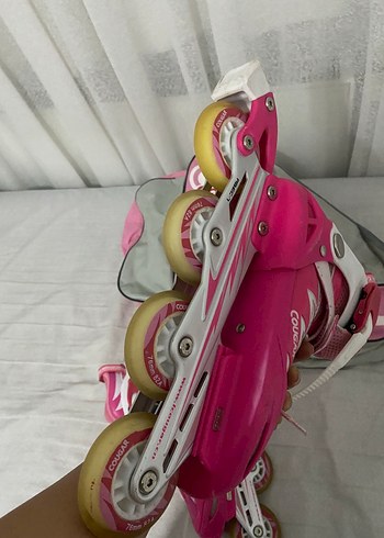 Pembe Cougar Paten ve Çanta Seti - Görsel 3