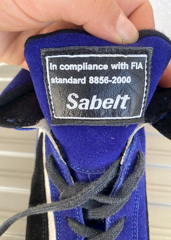 Mavi Sabelt FIA Onaylı Yarış Ayakkabısı 36 - Görsel 2
