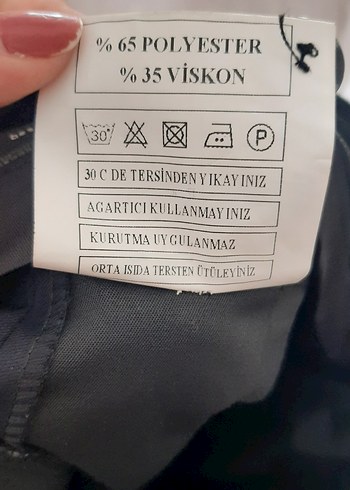 Erkek Siyah Regular Fit Ofis Pantolonu - Görsel 6
