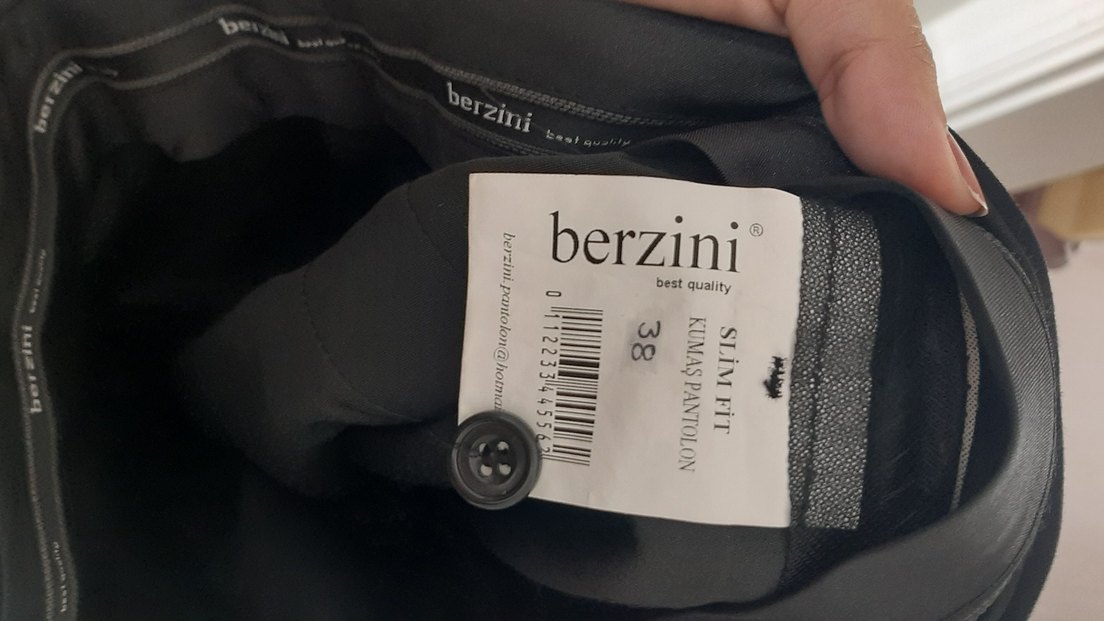 Erkek Siyah Regular Fit Ofis Pantolonu - Görsel 5