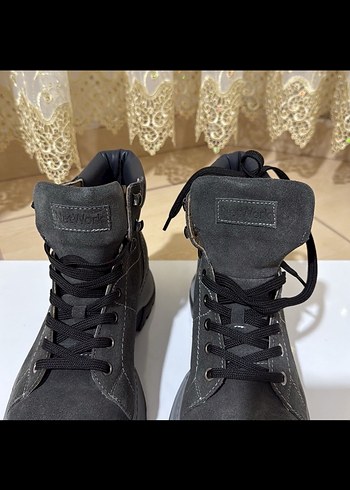 Gri Süet Erkek Sokak Stili Botları - Görsel 2