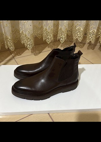 Klasik Kahverengi Deri Erkek Bot - Görsel 2