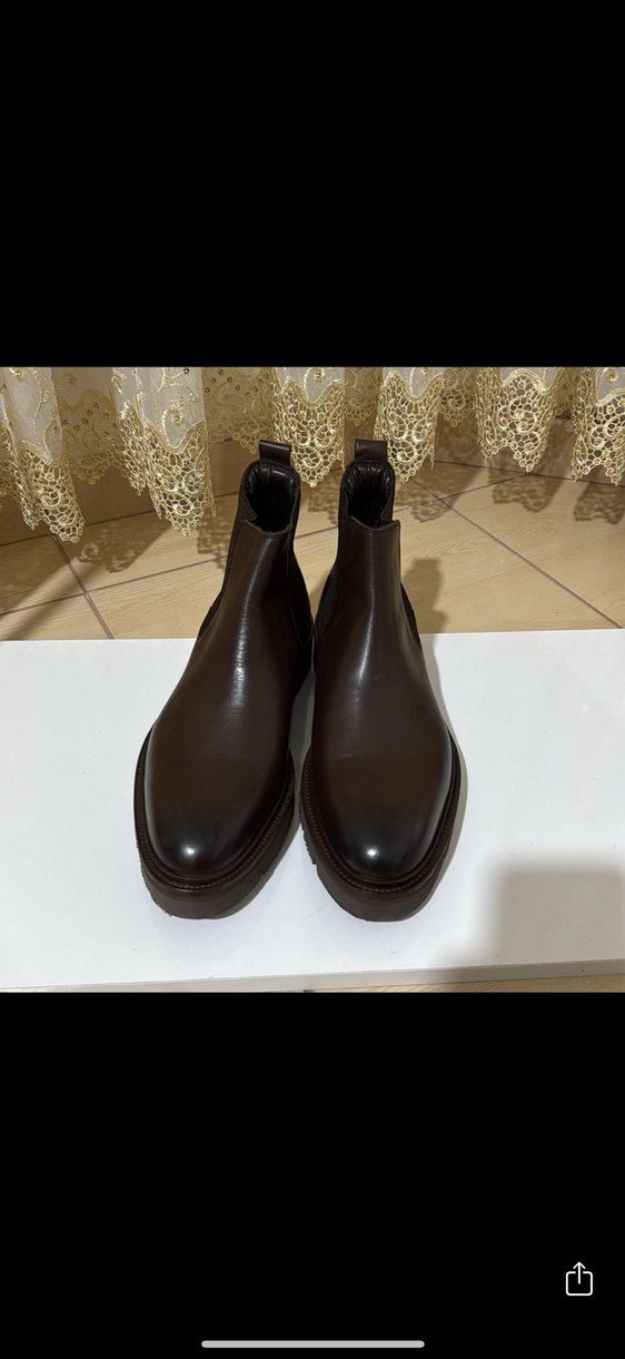 Klasik Kahverengi Deri Erkek Bot - Görsel 3