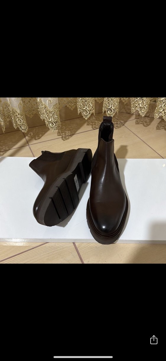 Klasik Kahverengi Deri Erkek Bot - Görsel 5