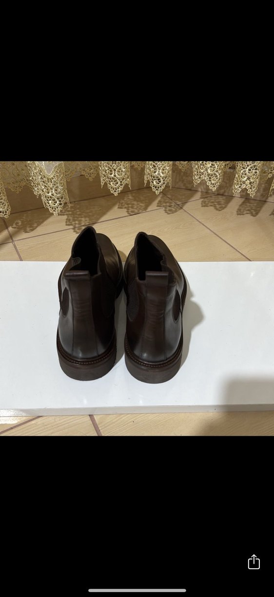 Klasik Kahverengi Deri Erkek Bot - Görsel 4