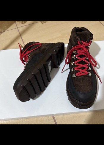 Kahverengi Süet erkek Bot - Görsel 5