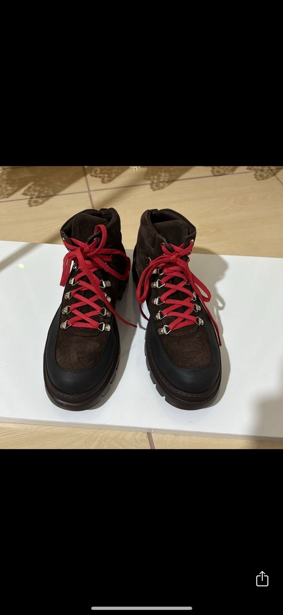 Kahverengi Süet erkek Bot - Görsel 3