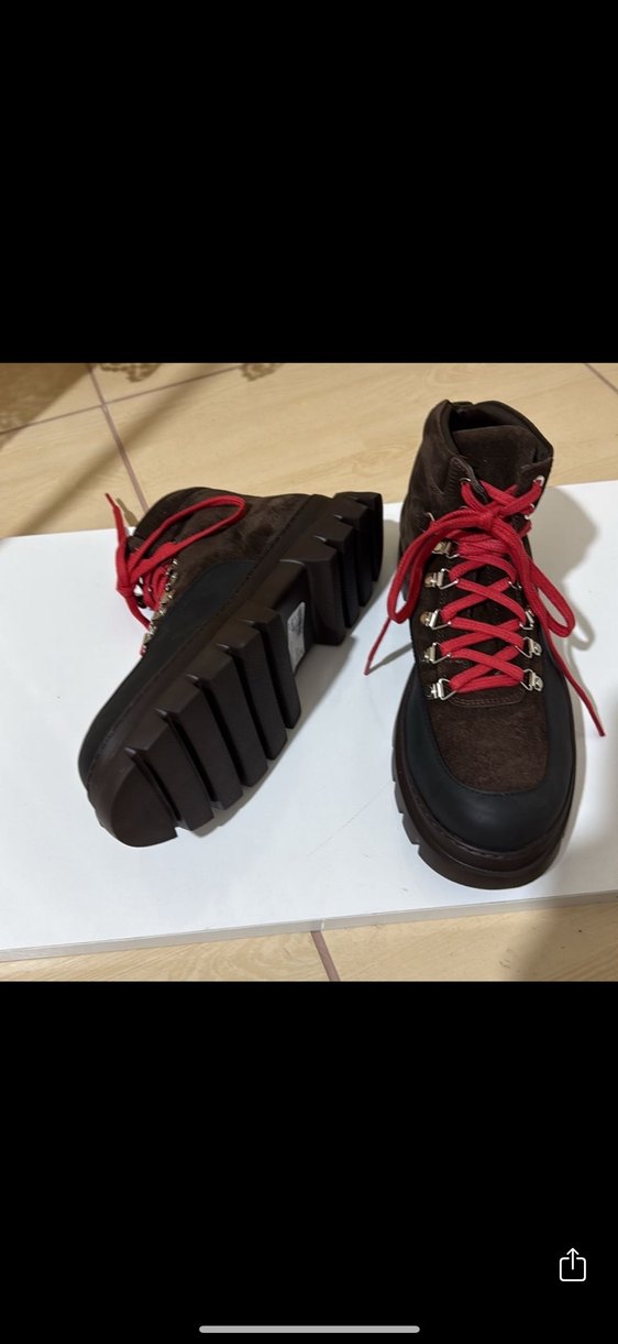 Kahverengi Süet erkek Bot - Görsel 5