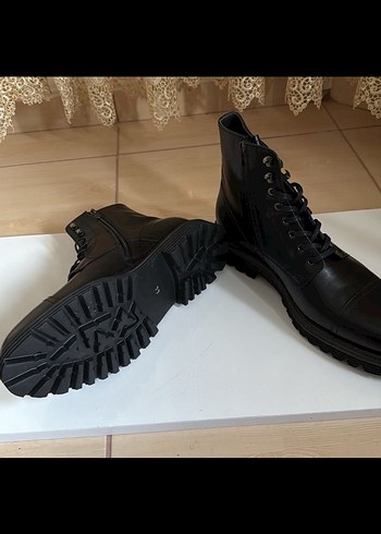 DİVARESE Klasik Siyah Erkek  Bot - Görsel 5