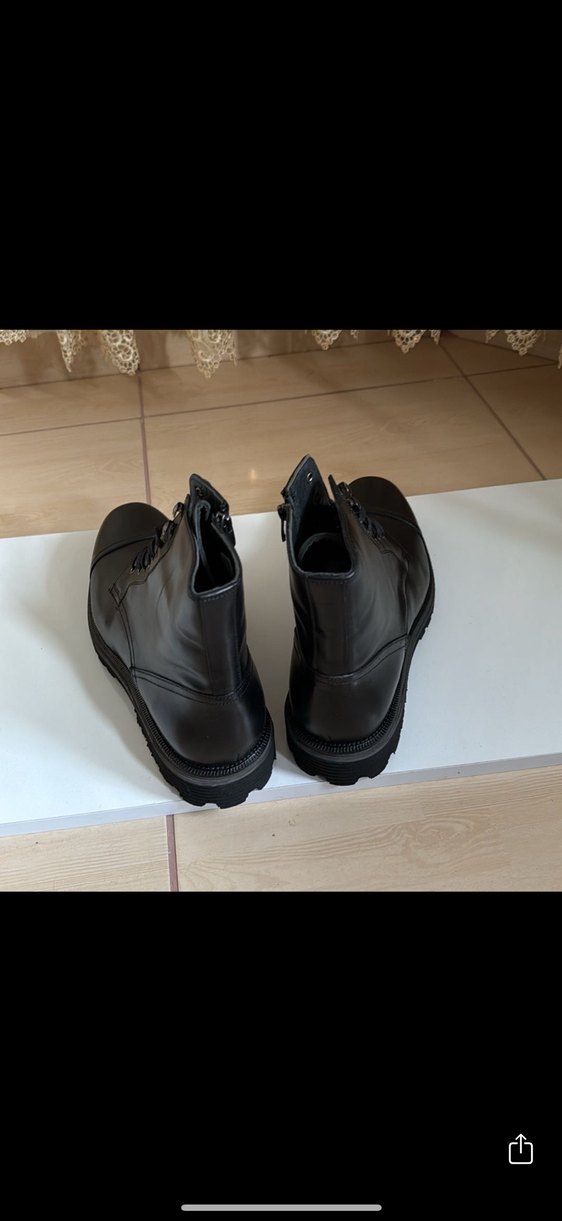 DİVARESE Klasik Siyah Erkek  Bot - Görsel 4