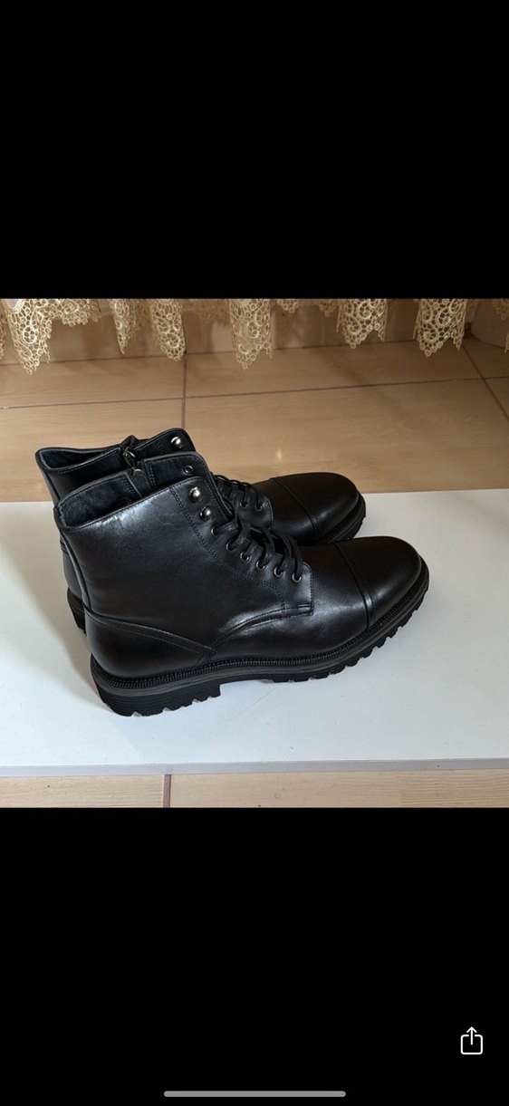 Siyah Erkek Klasik Kauçuk Bot - Görsel 2