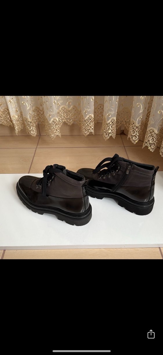 GEORGE HOGG 
Siyah  Detaylı Erkek Bot - Görsel 5