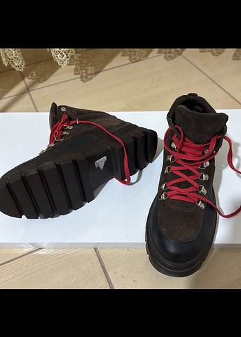 Kahverengi Süet erkek Botlar, Tokalı, Düz Taban - Görsel 5