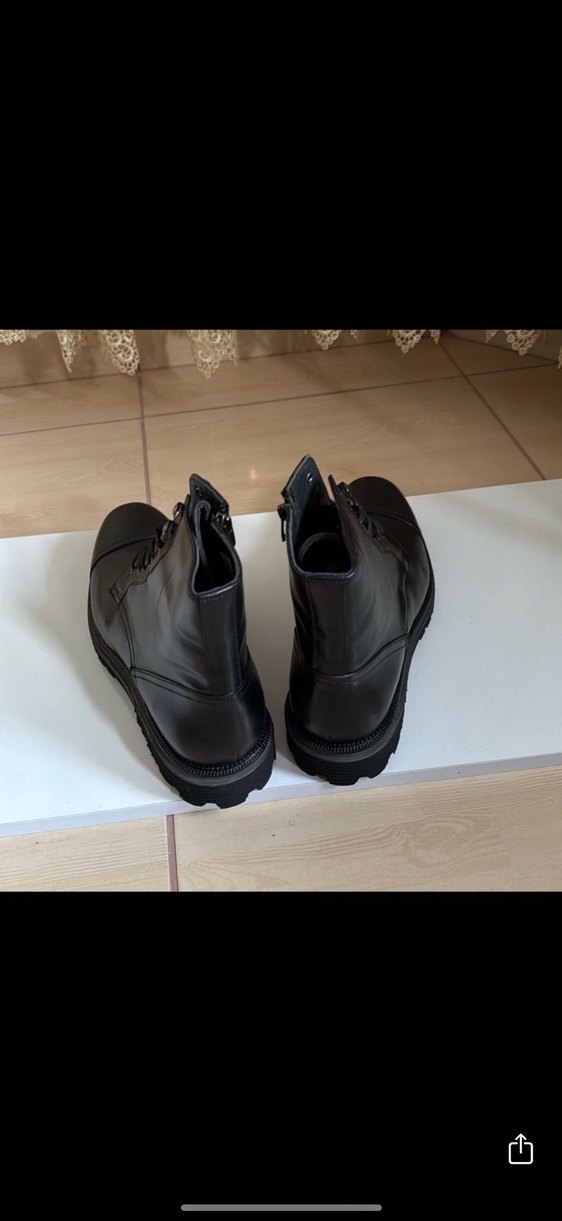 Siyah Erkek Klasik Kauçuk Bot - Görsel 4