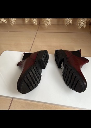 GEORGE HOGG Bordo Erkek Deri Chelsea Bot - Görsel 6