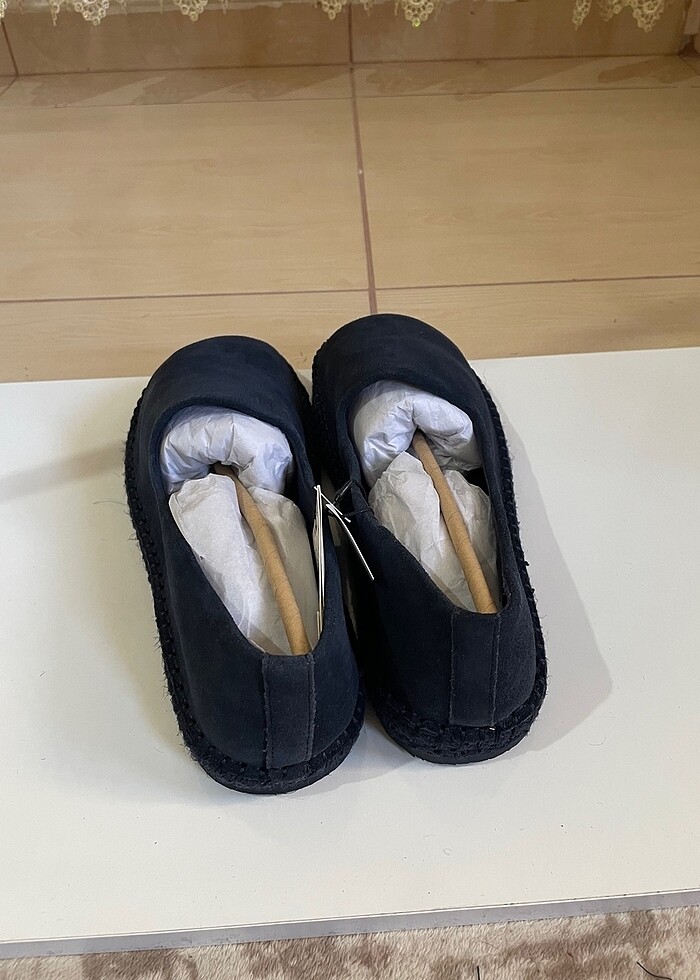 Zara hakiki deri espadril - Görsel 4