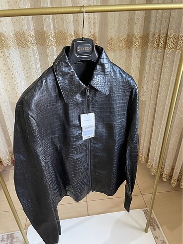 ZARA ACI KAHVE HAKİKİ DERİ CEKET