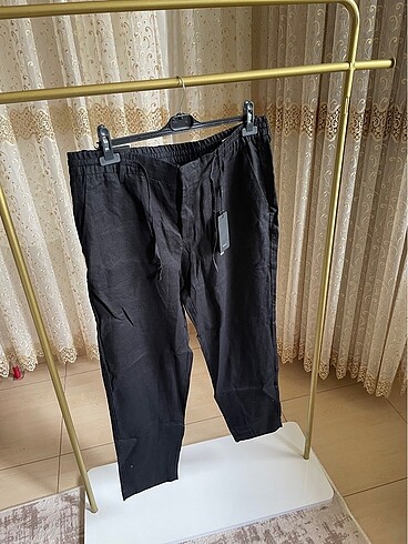 AVVA BELİ LASTİKLİ KETEN PANTOLON