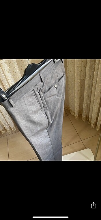 32 Beden Ramsey saf yün pantolon