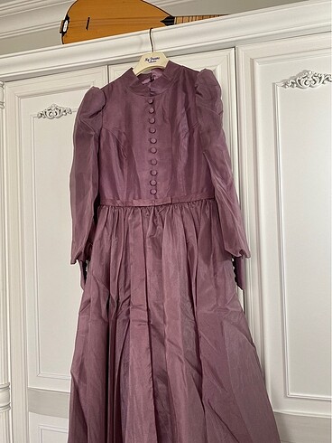 38 Beden mor Renk Mor-Lila Tesettür Abiye My Dreams Collection