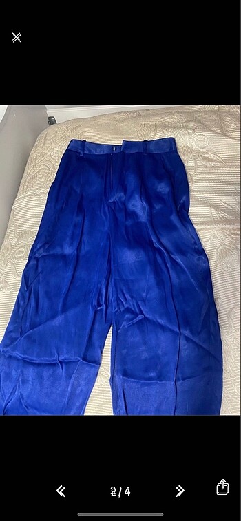 Zara Zara Saten Pantolon