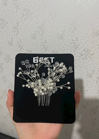 Accessorize Beyaz Boncuklu Kadın Saç Aksesuarı