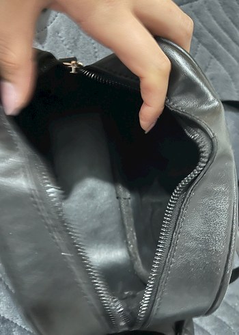 Calvin Klein Calvin Klein Siyah Deri Kadın Çapraz Çanta