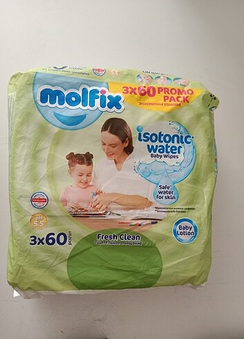 Molfix izotonik sulu mendil 3 adet fiyatıdır