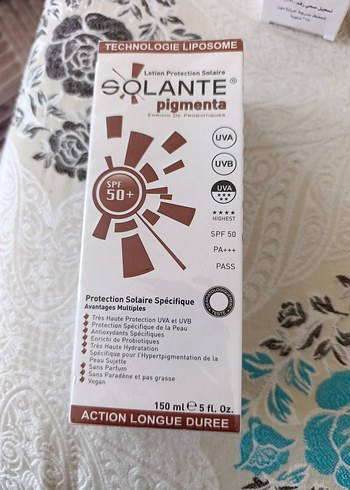 Diğer Diger Solante Pigmenta SPF50 Güneş Koruyucu