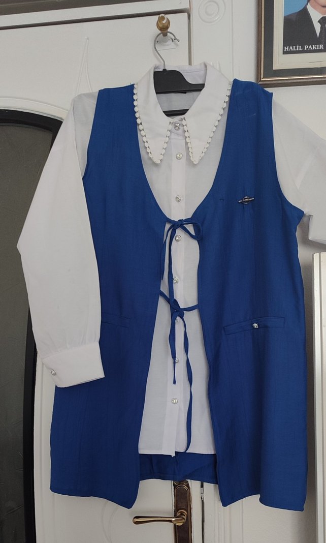 Mavi  Uzun Kadın Takım - Görsel 4