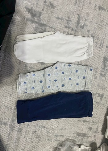 Mavi Gri Pamuklu Erkek Bebek