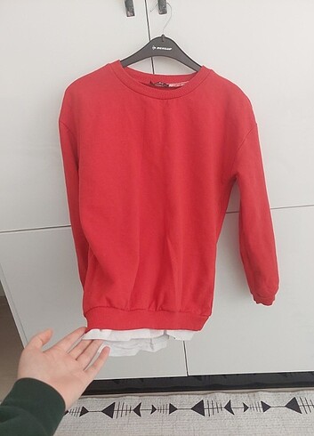 Kırmızı sweat fulla