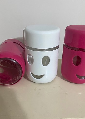 Gülümseyen Yüzlü Renkli Mutfak Saklama Kavanozları - Görsel 3