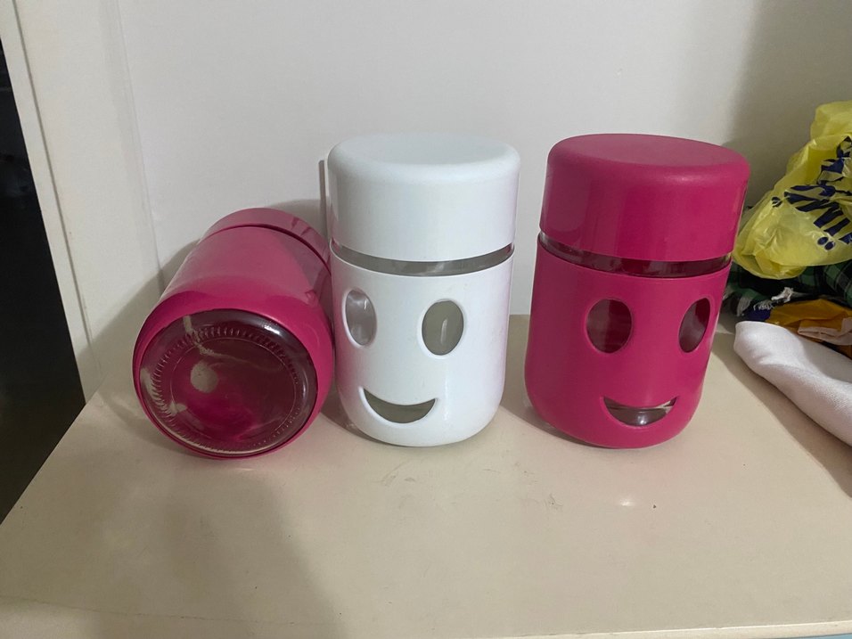 Gülümseyen Yüzlü Renkli Mutfak Saklama Kavanozları - Görsel 3