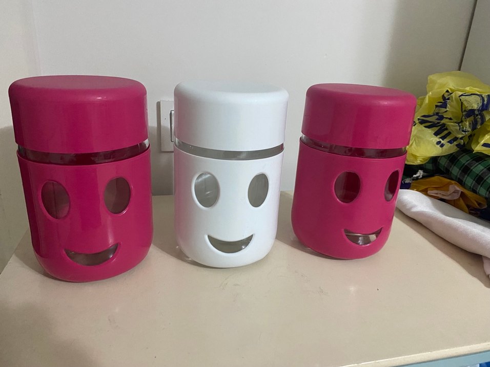 Gülümseyen Yüzlü Renkli Mutfak Saklama Kavanozları - Görsel 2