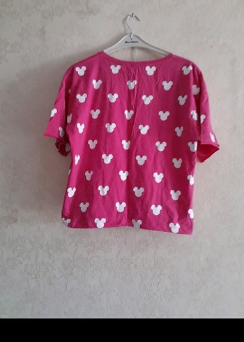 Renkli Baskılı Kısa Kollu Tişört - Görsel 3