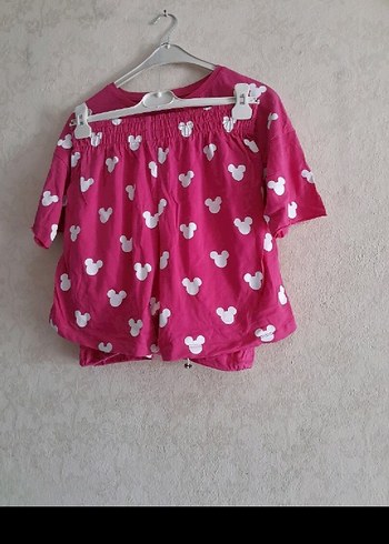 Renkli Baskılı Kısa Kollu Tişört - Görsel 2