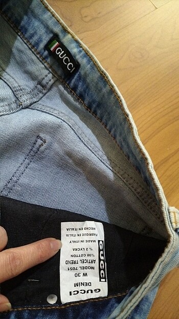30 Beden mavi Renk Kot pantolon