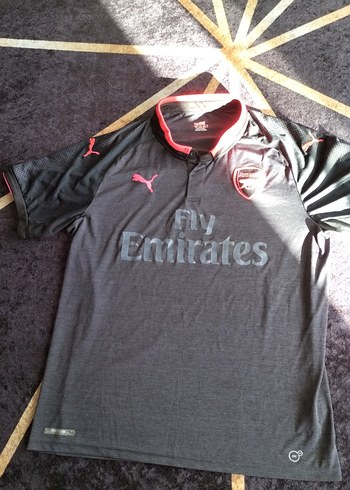 Gri Erkek Kısa Kollu Arsenal Forma