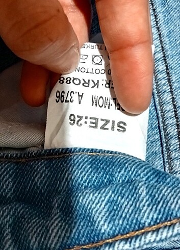 36 Beden mavi Renk Mim jean