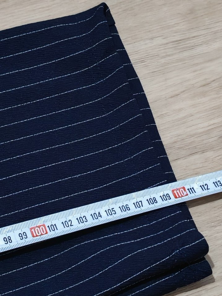 Enter 40 Beden Çizgili Kadın Esnek Kumaş - Görsel 4