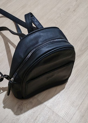 LC Waikiki LC WAIKIKI Siyah Deri Kadın Sırt Çantası