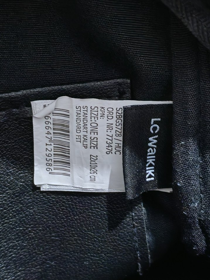 LC WAIKIKI Siyah Deri Kadın Sırt Çantası - Görsel 4