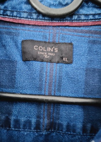 COLIN'S ERKEK XL Lacivert Denim Gömlek Uzun Kollu - Görsel 3