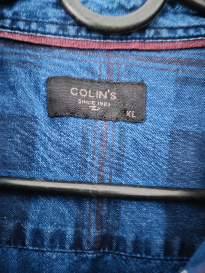 COLIN'S ERKEK XL Lacivert Denim Gömlek Uzun Kollu - Görsel 3