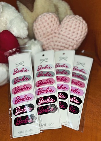 Renkli Barbie Baskılı Elastik Saç Bantları