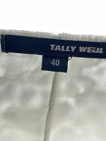 40 Beden beyaz Renk Tally Weijl Kısa Elbise %70 İndirimli.
