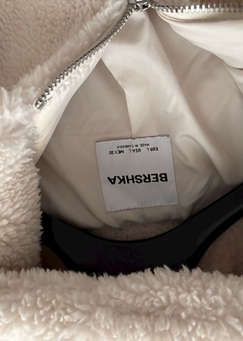 Bershka Bebek için Beyaz Kadın Polar Mont