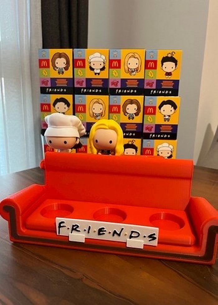 Friends turuncu koltuk standı - Görsel 2