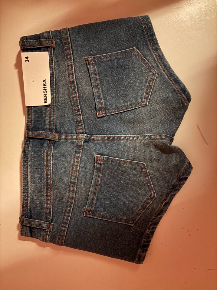 Kadın micro Kısa Kot Şort - Görsel 2